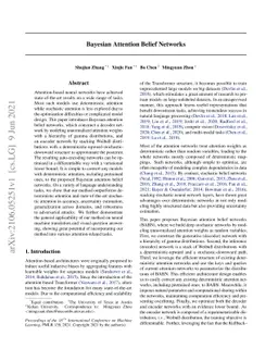 Bayesian Attention Belief Networks