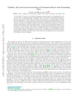 CaloFlow: Fast and Accurate Generation of Calorimeter Showers with
  Normalizing Flows