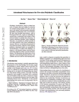 Attentional Meta-learners for Few-shot Polythetic Classification