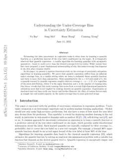 Understanding the Under-Coverage Bias in Uncertainty Estimation