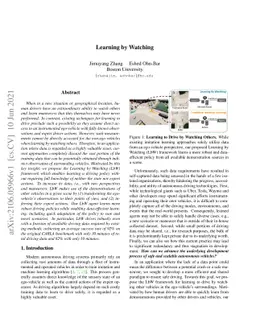 Learning by Watching