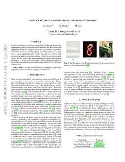 Survey of Image Based Graph Neural Networks