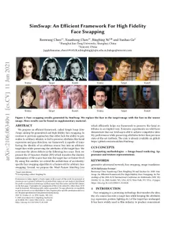 SimSwap: An Efficient Framework For High Fidelity Face Swapping