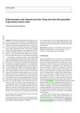 Scale-invariant scale-channel networks: Deep networks that generalise to
  previously unseen scales