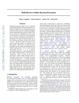 Multi-Receiver Online Bayesian Persuasion