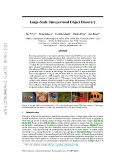 Large-Scale Unsupervised Object Discovery