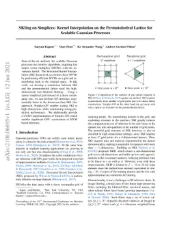 SKIing on Simplices: Kernel Interpolation on the Permutohedral Lattice
  for Scalable Gaussian Processes