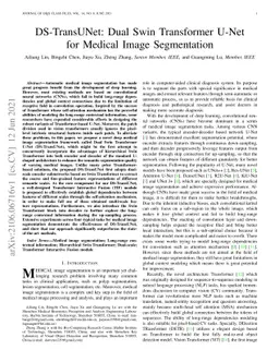 DS-TransUNet:Dual Swin Transformer U-Net for Medical Image Segmentation