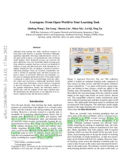 Learngene: From Open-World to Your Learning Task