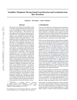 SoundDet: Polyphonic Moving Sound Event Detection and Localization from
  Raw Waveform