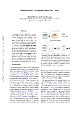 Schema-Guided Paradigm for Zero-Shot Dialog