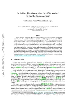Revisiting consistency for semi-supervised semantic segmentation