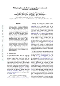 Mitigating Biases in Toxic Language Detection through Invariant
  Rationalization