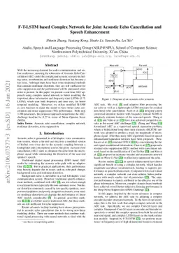 F-T-LSTM based Complex Network for Joint Acoustic Echo Cancellation and
  Speech Enhancement