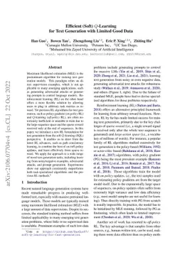 Efficient (Soft) Q-Learning for Text Generation with Limited Good Data