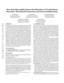 How does Heterophily Impact the Robustness of Graph Neural Networks?
  Theoretical Connections and Practical Implications