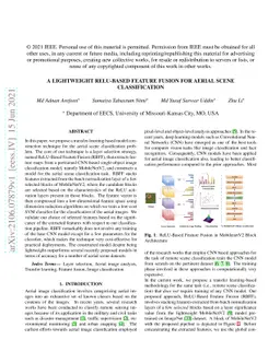 A Lightweight ReLU-Based Feature Fusion for Aerial Scene Classification