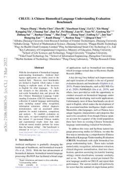CBLUE: A Chinese Biomedical Language Understanding Evaluation Benchmark