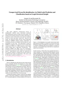 Unsupervised Person Re-identification via Multi-Label Prediction and
  Classification based on Graph-Structural Insight