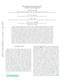 Detecting chaos in lineage-trees: A deep learning approach