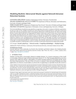Modeling Realistic Adversarial Attacks against Network Intrusion
  Detection Systems
