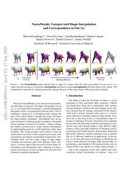 NeuroMorph: Unsupervised Shape Interpolation and Correspondence in One
  Go