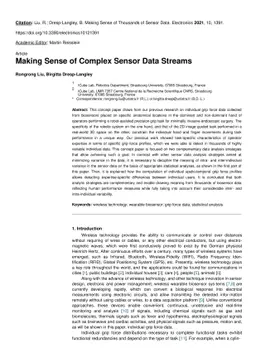 Making Sense of Complex Sensor Data Streams