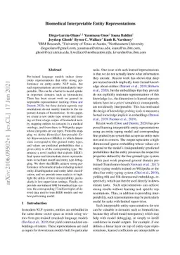 Biomedical Interpretable Entity Representations