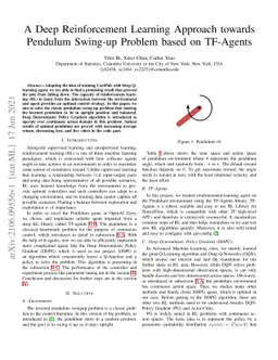 A Deep Reinforcement Learning Approach towards Pendulum Swing-up Problem
  based on TF-Agents