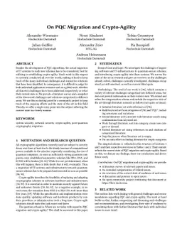 On PQC Migration and Crypto-Agility