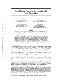 Gone Fishing: Neural Active Learning with Fisher Embeddings