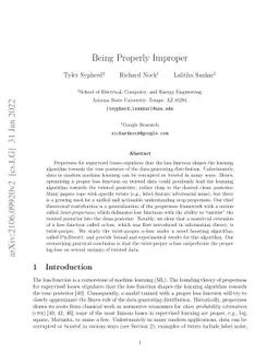 Being Properly Improper