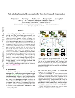 Anti-aliasing Semantic Reconstruction for Few-Shot Semantic Segmentation
