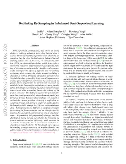 Rethinking Re-Sampling in Imbalanced Semi-Supervised Learning