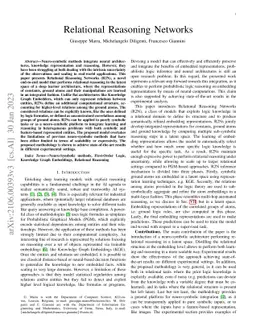 Relational Reasoning Networks