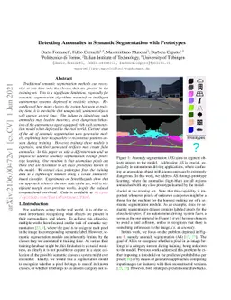 Detecting Anomalies in Semantic Segmentation with Prototypes