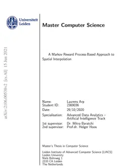 A Markov Reward Process-Based Approach to Spatial Interpolation