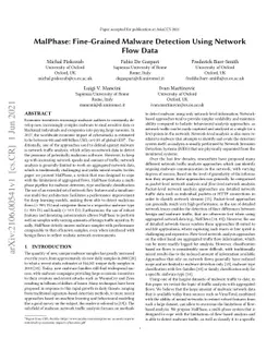 MalPhase: Fine-Grained Malware Detection Using Network Flow Data