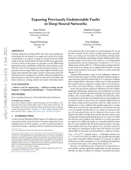 Exposing Previously Undetectable Faults in Deep Neural Networks
