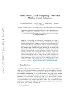 nnDetection: A Self-configuring Method for Medical Object Detection