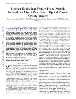 Rotation Equivariant Feature Image Pyramid Network for Object Detection
  in Optical Remote Sensing Imagery