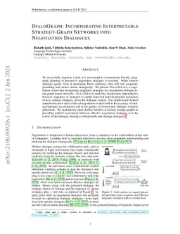 DialoGraph: Incorporating Interpretable Strategy-Graph Networks into
  Negotiation Dialogues