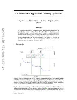 A Generalizable Approach to Learning Optimizers