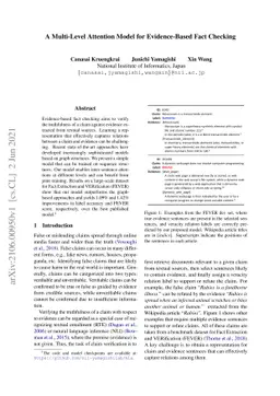 A Multi-Level Attention Model for Evidence-Based Fact Checking