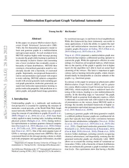 Multiresolution Equivariant Graph Variational Autoencoder