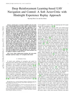 Deep Reinforcement Learning-based UAV Navigation and Control: A Soft
  Actor-Critic with Hindsight Experience Replay Approach
