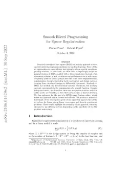 Smooth Bilevel Programming for Sparse Regularization