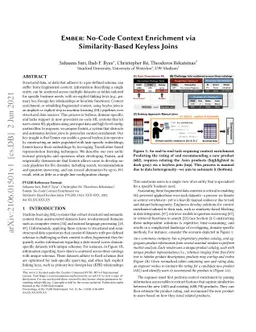 Ember: No-Code Context Enrichment via Similarity-Based Keyless Joins