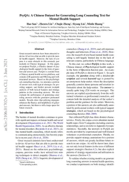 PsyQA: A Chinese Dataset for Generating Long Counseling Text for Mental
  Health Support