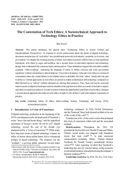 The Contestation of Tech Ethics: A Sociotechnical Approach to Technology
  Ethics in Practice